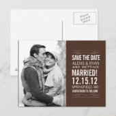 Postale Faire-part Carte de sauvegarde de date (Devant / Derrière)