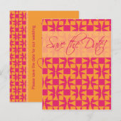 Postale Faire-part Carte de sauvegarde de date (Birini : citrouille/r (Devant / Derrière)