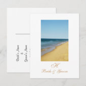 Postale Faire-part Carte de sauvegarde de date de destination (Devant / Derrière)