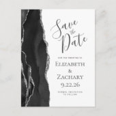 Postale Faire-part Carte de sauvegarde de date de mariage à code QR e (Devant)