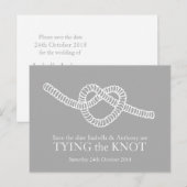 Postale Faire-part Carte de sauvegarde de date de mariage pour attach (Devant / Derrière)