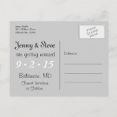 Postale Faire-part Carte de sauvegarde de date pompier (Dos)