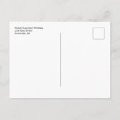 Postale Faire-part Carte de sauvegarde de date pour mariage rustique (Dos)