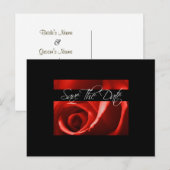 Postale Faire-part Carte de sauvegarde de date unique (Devant / Derrière)
