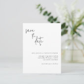 Postale Faire-part Carte de sauvegarde de la date (Debout devant)