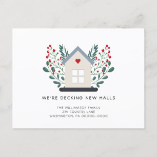 Postale Faire-part Carte de vacances de décoration rustique pour les 