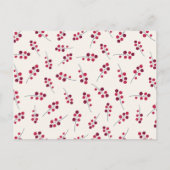 Postale Faire-part Carte de vacances de décoration rustique pour les  (Dos)