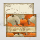 Postale Faire-part Carte de vœux de Thanksgiving (Devant / Derrière)