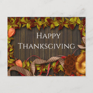 Postale Faire-part Carte de vœux de Thanksgiving