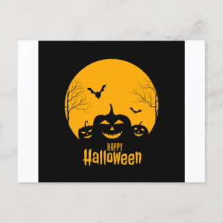 Postale Faire-part Carte d'halloween