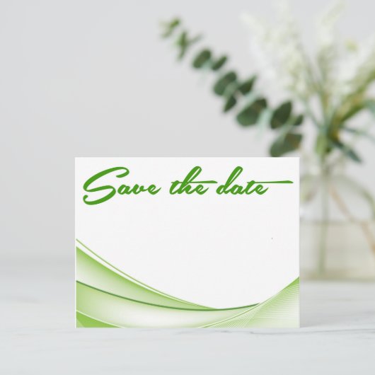 Postale Faire-part Carte d'invitation Save The Date (Debout devant)