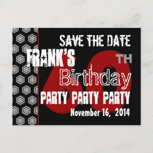 Postale Faire-part Carte Moderne de Mise à Jour pour une Fête d'anniv