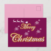 Postale Faire-part Carte - Sauvegarder la date (Devant / Derrière)