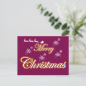 Postale Faire-part Carte - Sauvegarder la date (Debout devant)