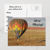 Postale Faire-part Changement d'adresse la carte (Devant / Derrière)