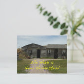 Postale Faire-part Changement de carte d'adresse : Nouvelle maison (Debout devant)