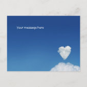 Postale Faire-part Cloud Neuf - Enregistrer la carte Date (Dos)