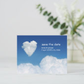 Postale Faire-part Cloud Neuf - Enregistrer la carte Date (Debout devant)