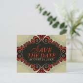 Postale Faire-part Conceptions de génie exotiques Carte de sauvegarde (Debout devant)