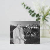 POSTALE FAIRE-PART CRÉEZ VOTRE PROPRE CARTE SAVE THE DATE (Debout devant)