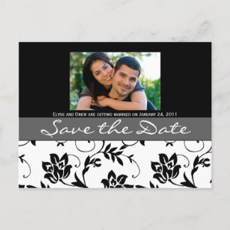 Postale Faire-part Enregistrer la carte de date