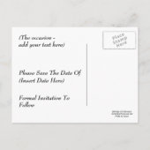 Postale Faire-part Enregistrer La Date Anniversaire Fille Funny Carte (Dos)