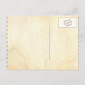 Postale Faire-part enregistrer la date carte typographique de billets (Dos)