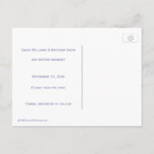 Postale Faire-part Fairytale Wedding Enregistrer la date Carte postal (Dos)