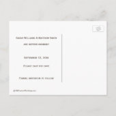 Postale Faire-part Fairytale Wedding Enregistrer la date Carte postal (Dos)