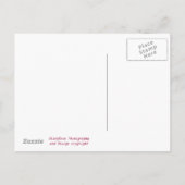 Postale Faire-part Fancy Flora EnregistrerLa Carte Date (Dos)