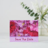 Postale Faire-part Fancy Flora EnregistrerLa Carte Date (Debout devant)