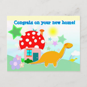 Postale Faire-part Félicitations pour votre nouvelle maison Carte de