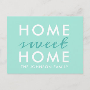 Postale Faire-part Home Sweet Home   Nous avons déménagé   Carte post