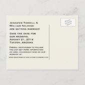 Postale Faire-part Jolis lézards qui s'embrassent pour mariage, carte (Dos)