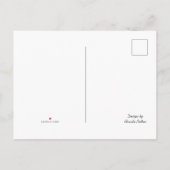 Postale Faire-part Joyeuse carte de Noël (Dos)