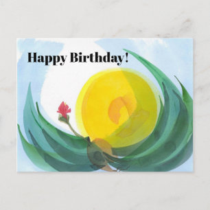 Postale Faire-part La carte d'anniversaire, vient ici le Sun, no. 2