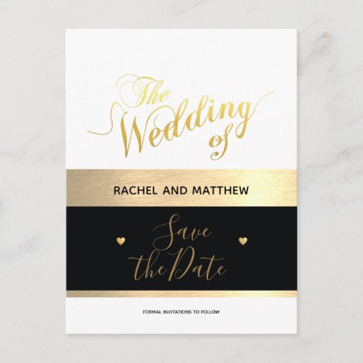Postale Faire-part le mariage de / carte de save-the-date (Devant)