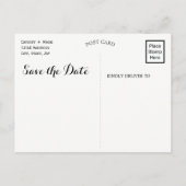 Postale Faire-part Lemon Summer | Carte de sauvegarde de la date (Dos)