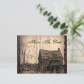 Postale Faire-part Mariage de campagne rustique occidental, carte de  (Debout devant)