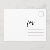 Postale Faire-part Nous sommes fiancés Carte de déclaration de fiança (Dos)