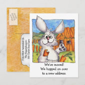 Postale Faire-part Nouvelle Adresse, Nous avons déménagé ! Carte post (Devant / Derrière)