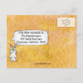 Postale Faire-part Nouvelle Adresse, Nous avons déménagé ! Carte post (Dos)