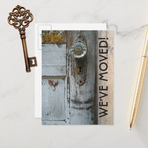 Postale Faire-part Nouvelle adresse "Nous avons déménagé" Carte posta