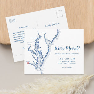 Postale Faire-part Nouvelle maison Richmond Virginia Carte Moving