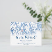 Postale Faire-part Nouvelle maison Westport Maine Carte Moving Faire- (Debout devant)