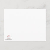 Postale Faire-part Panneau d'affichage Enregistrer la date  Carte pos (Dos)