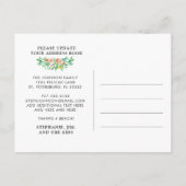 Postale Faire-part Plus Sun No Neige Floride Carte Déplacement (Dos)