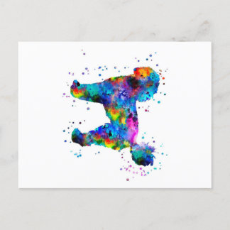 Postale Faire-part Poodle personnalisé | Carte d'anniversaire pour ch