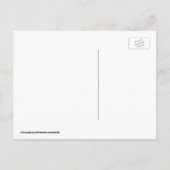 Postale Faire-part Réclamer de l'espace dans le paradis sur carte pos (Dos)