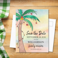 Réunion familiale Enregistrer la date Carte postal